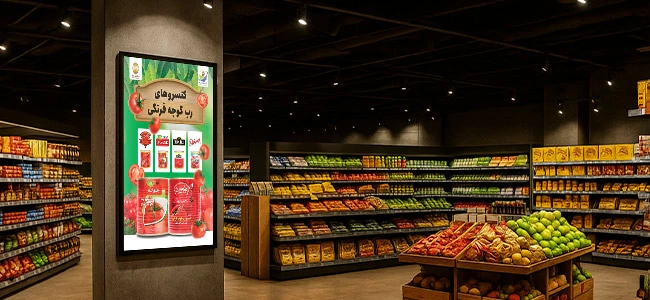 تبلیغات نقطه فروش - تابلو نوردار و بدون نور دیواری